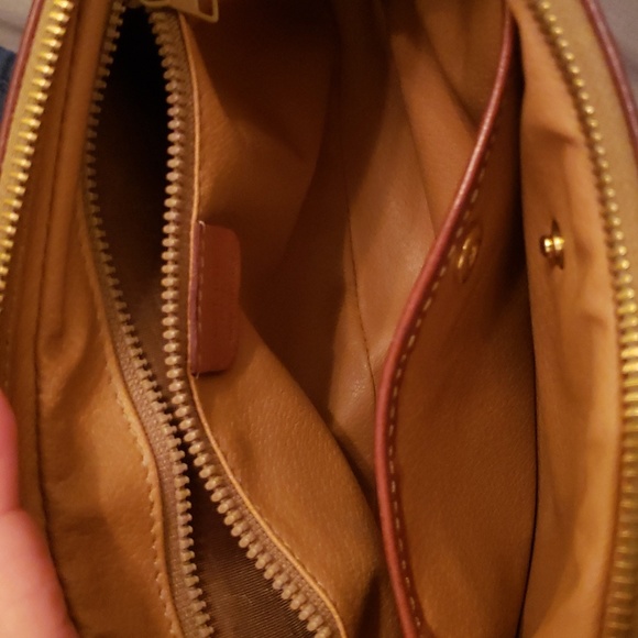 CELINE Macadam Pattern Clutch in Brown - Picture 8 of 11